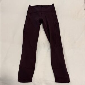 lululemon in movement tights- 25in